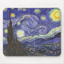 Mousepad Starry Night por Vincent van Gogh