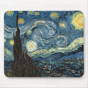 Mousepad Starry Night por Vincent van Gogh