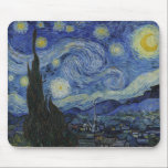 Mousepad Starry Night por Vincent van Gogh<br><div class="desc">Vincent Willem van Gogh foi um pintor de origem holandesa, impressionista e Postado, cuja obra, notável pela sua beleza áspera, honestidade emocional e cor ousada, teve uma influência profunda na arte do século 20. Após anos de dolorosa ansiedade e frequentes surtos de doença mental, ele morreu aos 37 anos de...</div>