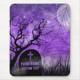 Mousepad Starry Purple Gótico Graveyard