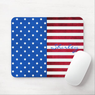 Mousepad Stars and Stripes-American Flag por Shirley Taylor