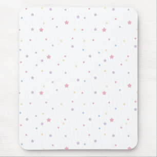 Mousepad Stars Pastel Cores do Mouse