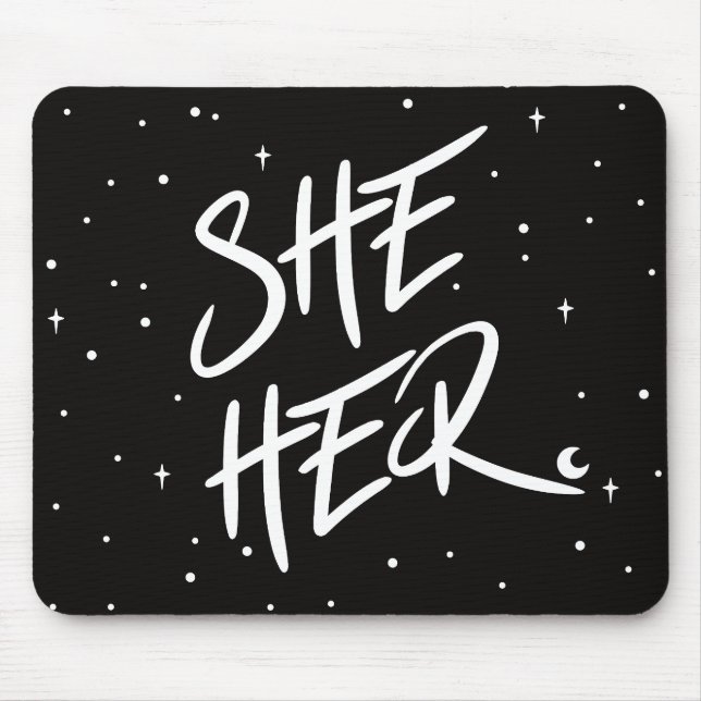 Mousepad Stars Shen Suas Pronounes (Frente)