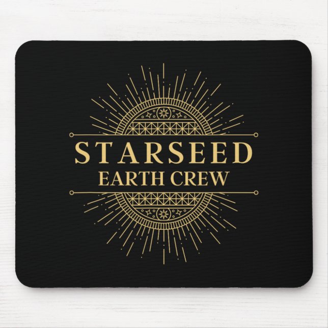 Mousepad Starseed Earth Crew New Age Lightworker  (Frente)