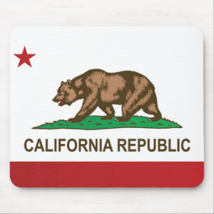 Mousepad State Flag of California, EUA