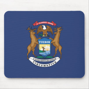 Mousepad State Flag of Michigan, EUA