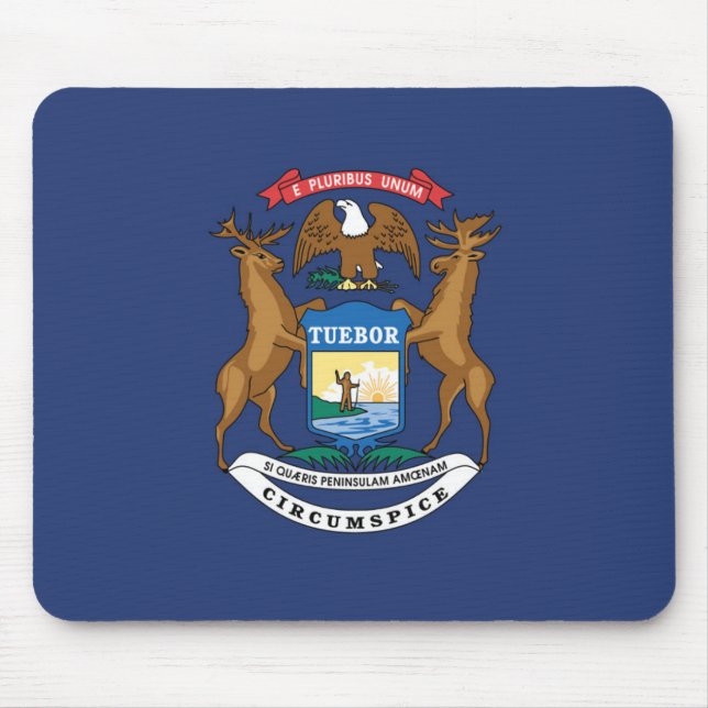 Mousepad State Flag of Michigan, EUA (Frente)
