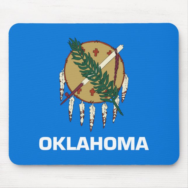 Mousepad State Flag of Oklahoma, EUA (Frente)