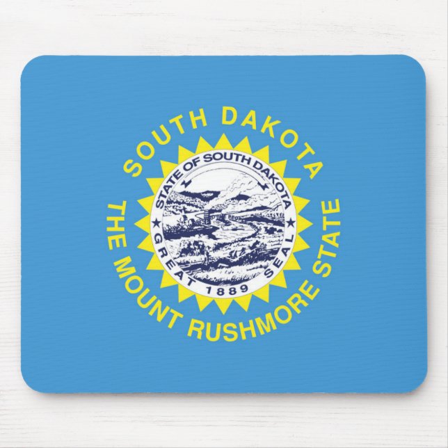 Mousepad State Flag of South Dakota, EUA (Frente)