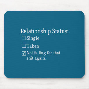 Mousepad Status de Relacionamento Não Estou Apaixonado Por