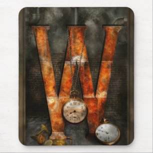 Mousepad Steampunk - Alfabeto - R é de Relógios