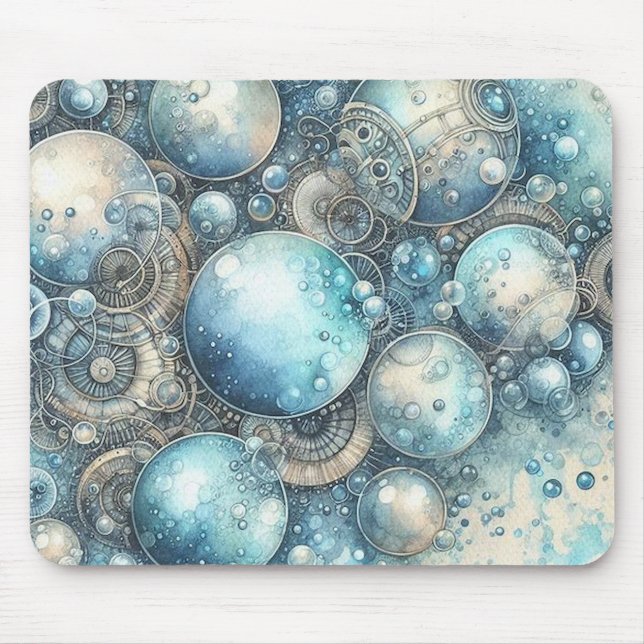 Mousepad Steampunk Azul (Frente)