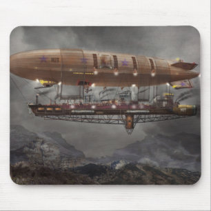 Mousepad Steampunk - dirigível - dirigível Maximus