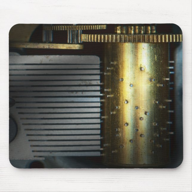 Mousepad Steampunk - Engrenagens - Máquina de Música (Frente)