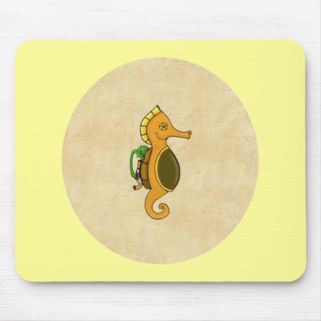 Mousepad Steampunk Seacavalo (Frente)