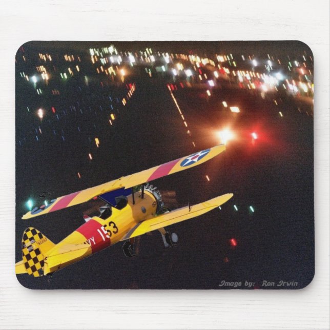 Mousepad Stearman Nite Lndg (Frente)
