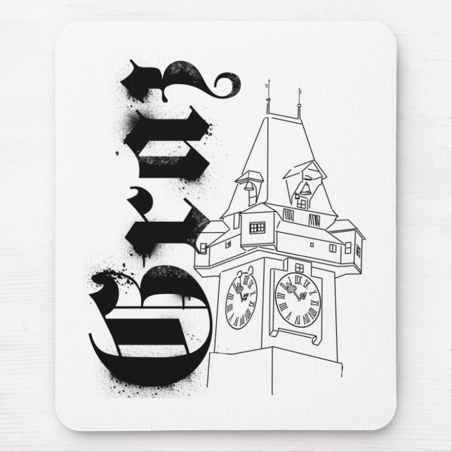 Mousepad Steiermark Österreich Vintage Graz (Frente)