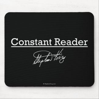 Mousepad Stephen King, leitor constante