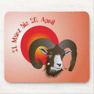 Mousepad Sternzeichen carneiro Mauspad