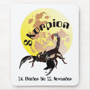 Mousepad Sternzeichen Skorpion Mauspad