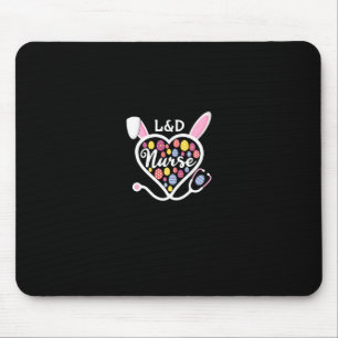 Mousepad Stethoscope Heart Landd Nurse Easter Bunny Labs
