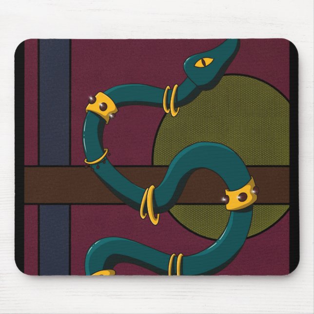 Mousepad Sticker Carré Snake (Frente)