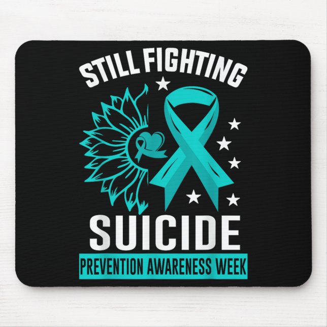 Mousepad Still Fighting Suicide Prevention Awareness Purple (Frente)