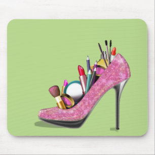 Mousepad Stillettos de Altos Saltos de Maquiagem