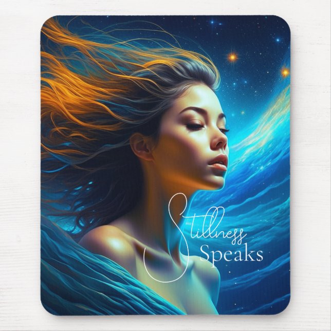Mousepad Stillness Fala | Meditação por Arte Celestial (Frente)
