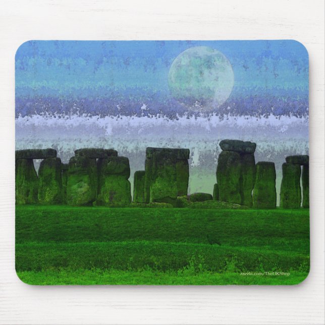 Mousepad Stonehenge Celtic Standstone Stones na Grã-Bretanh (Frente)
