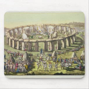 Mousepad Stonehenge, ou um templo circular dos Druids, pl