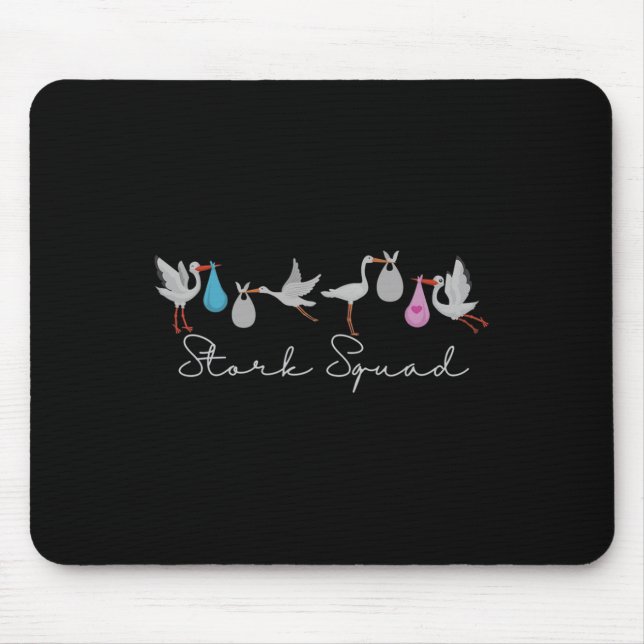 Mousepad Stork Squad Nurse Labor E Delivery Edition (Frente)