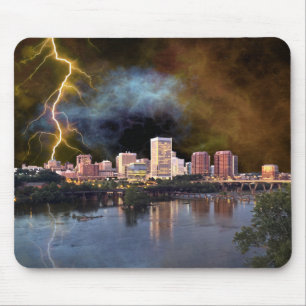 Mousepad Stormy Richmond Skyline
