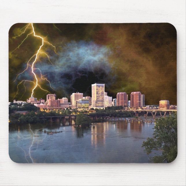 Mousepad Stormy Richmond Skyline (Frente)