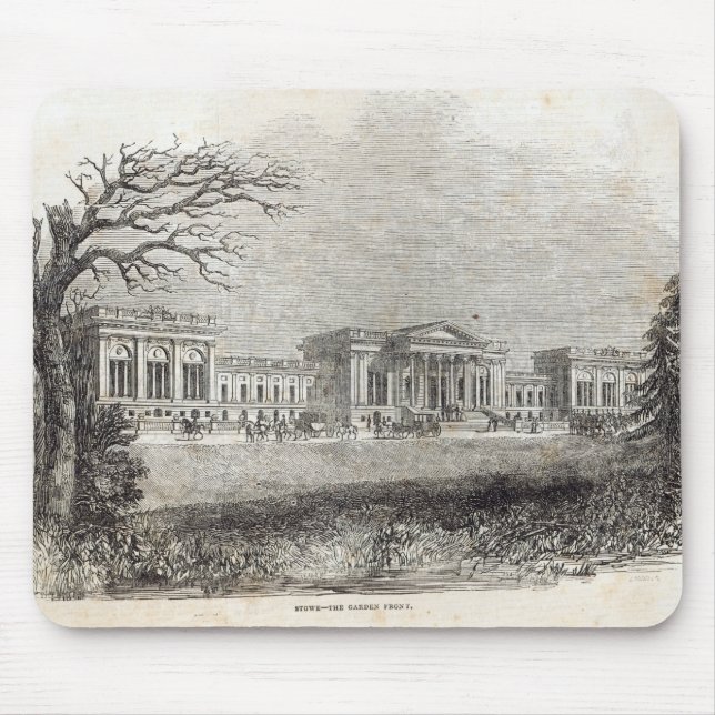 Mousepad Stowe - a parte dianteira do jardim (Frente)