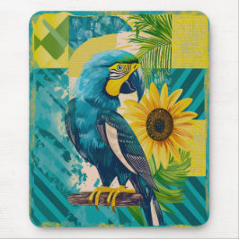 Mousepad Strahlender Ara im Sonnenschein