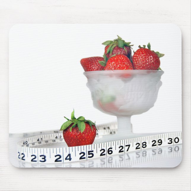 Mousepad Strawberries with Tape Measure (Frente)