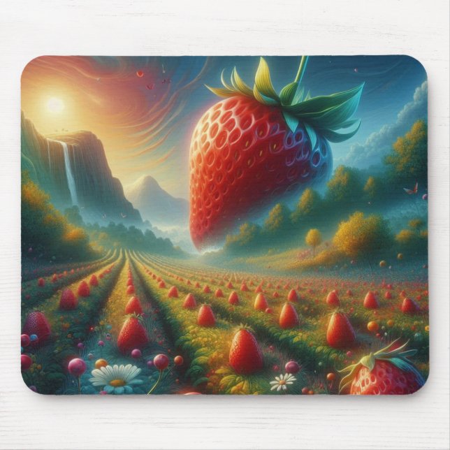Mousepad Strawberry Field of Dreams (Frente)