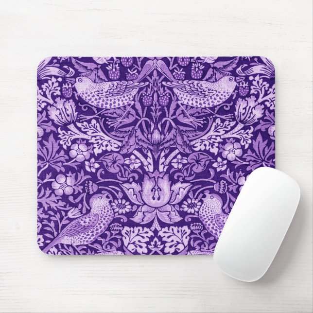 Mousepad Strawberry Thef Purple, William Morris (Com mouse)