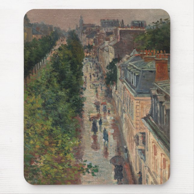 Mousepad Street Scene em Paris, França (por Maximilien Luce (Frente)
