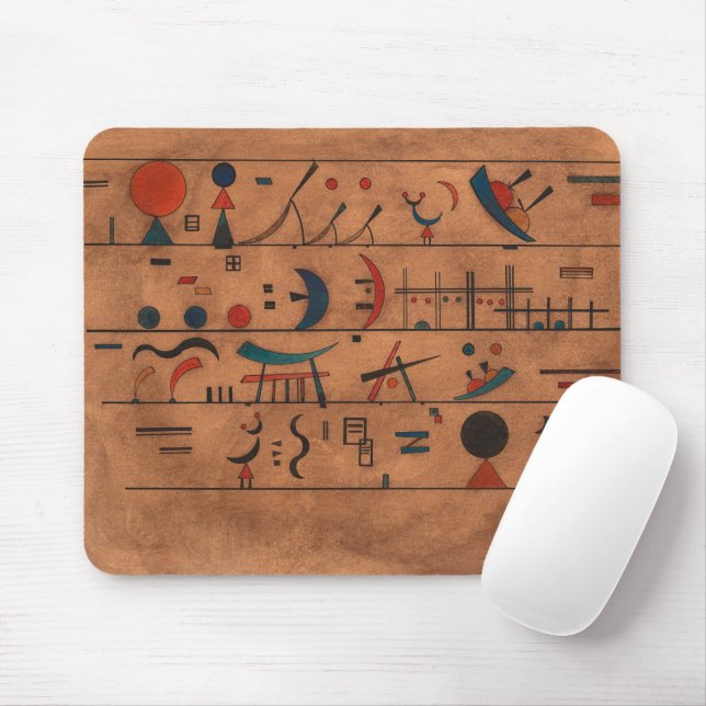 Mousepad Strings de caráter, 1931 por Wassily Kandinsky (Com mouse)