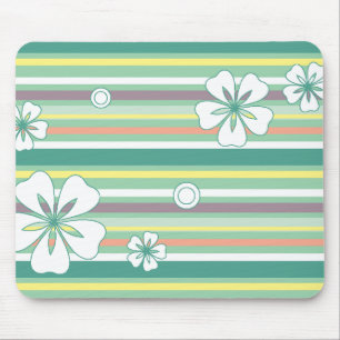 Mousepad stripes_4 floral
