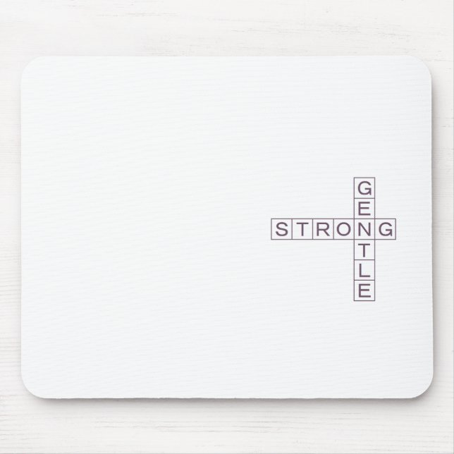 MOUSEPAD STRONG＆GENTLE（ホワイト）   マウスパッド (Frente)