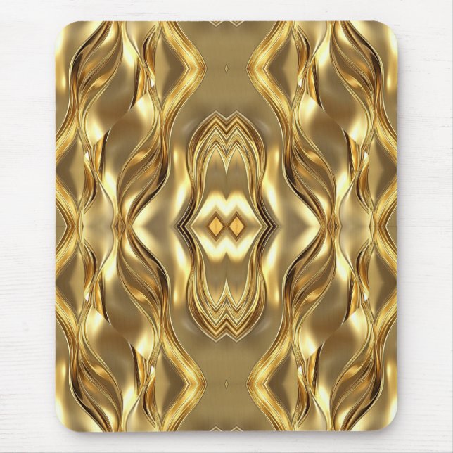 Mousepad Stunning Golden abstract design (Frente)