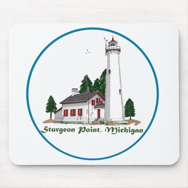 Mousepad Sturgeon Point Michigan (Frente)