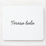 Mousepad Stylish Monogram Modern Minimalist White Script<br><div class="desc">Showcase your initials with this stylish modern monogram design. Featuring a minimalist white script and clean contemporary layout, this chic design adds elegance to any workspace. Perfect for personalization or as a thoughtful gift for anyone who loves minimalist and modern aesthetics.</div>