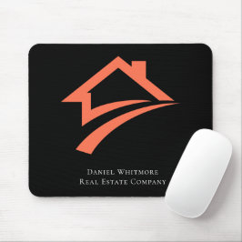 Mousepad Stylish Unique Black Real Estate Agent