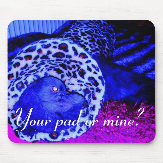 Mousepad Sua almofada ou mina? (Frente)