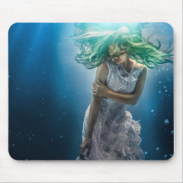 Mousepad Sua Esmeralda Curls - Sereia Sobrando Embaixo da Á