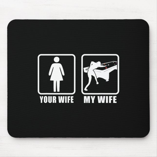 Mousepad Sua Esposa, Esposa, Esposa, Esposa, Esposa, Esposa (Frente)
